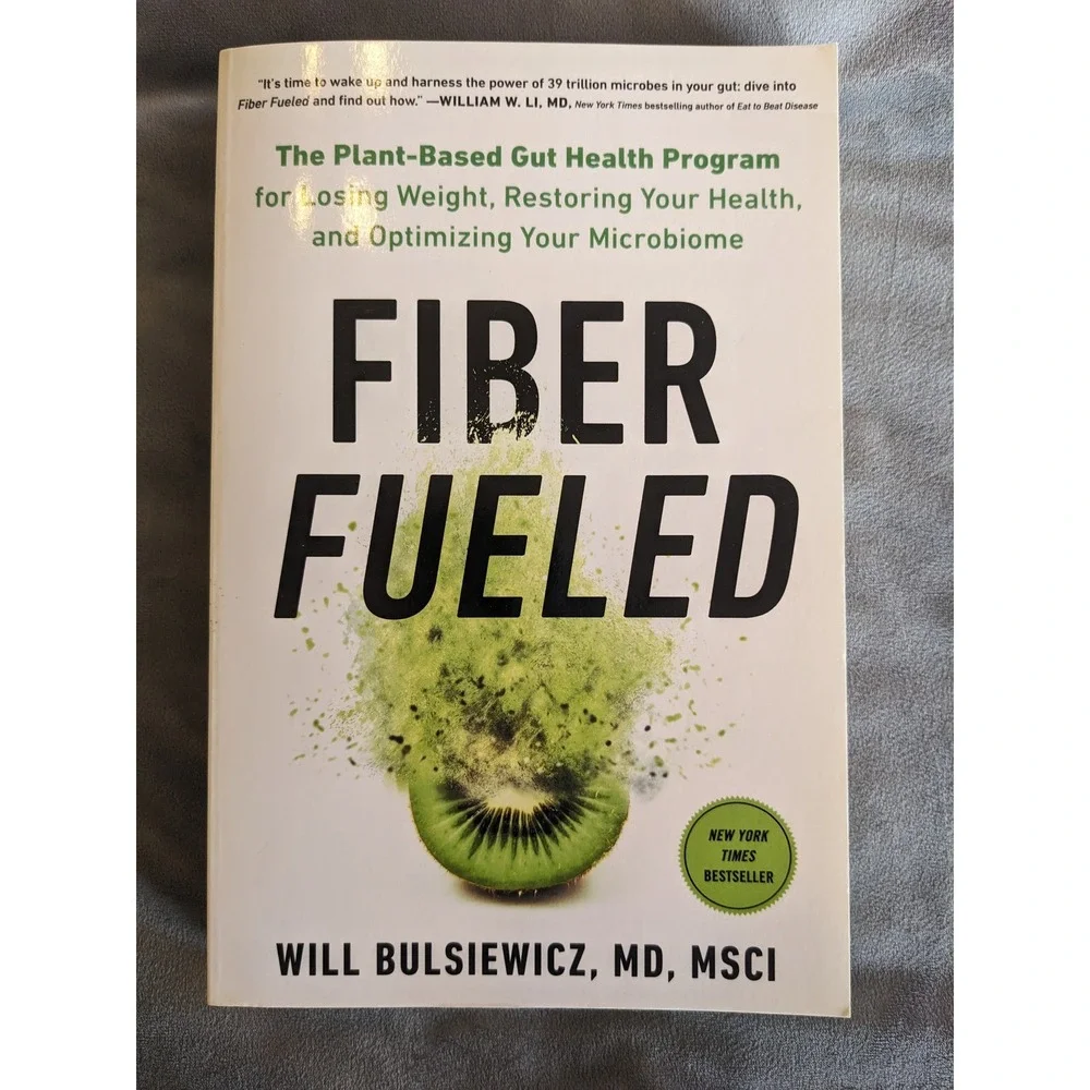 Fiber Fueled & Fiber Fueled Cookbook Will Bulsiewicz MD Gut Health 2 Book Set